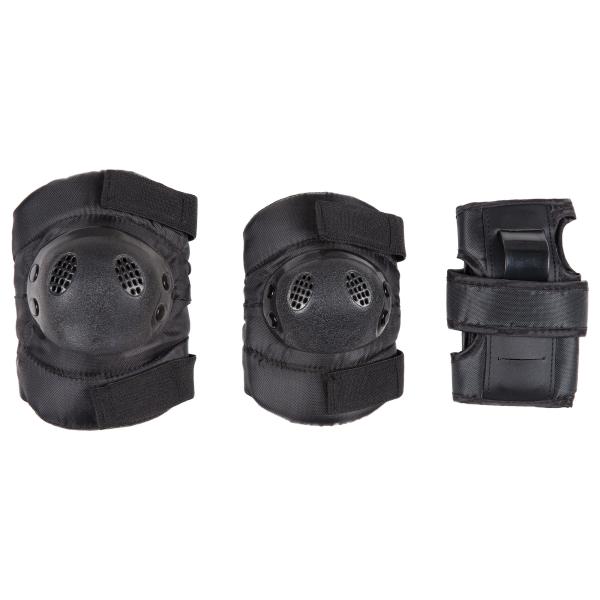 Quality Skate Gear Roller Skating Protective Gear Black PP Cap Fabric Foam for sale