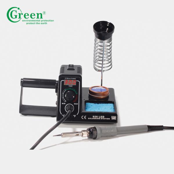 High Power Anti Static Adjustable Temperature Soldering Station Green 926LED 60W