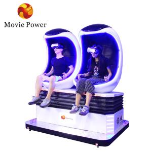 2 Players Virtual Reality 9d Egg Chair 9d Vr Roller Coaster Game Machine Simulator Motion Platform Simulator