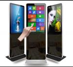55" 58" inch UHD 4K floor standing LCD touchscreen computer self-service