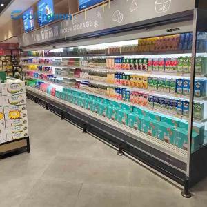 Automatic Defrost Refrigerated Display Showcase , 1200L Open Chiller Fridge