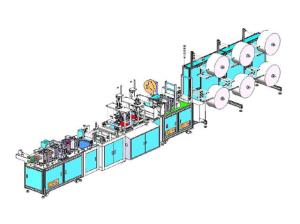 Buy cheap Easy Operating Disposable Face Mask Manufacturing Machine For Building Material Shops product