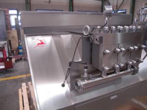 Low Noise Ice Cream Homogenizer Machine , Small Liquid Homogenizer