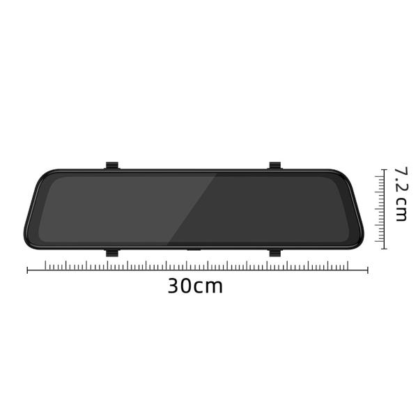 ADAS 4G Android Rearview Mirror 360 Degree Dash Cams Front And Rear 12 Inch