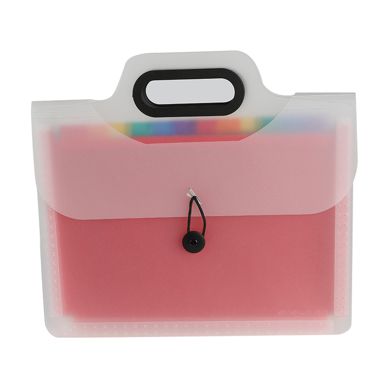 12 Pocket A4 PP Folder Portable Waterproof and Convenient Index Storage Solution