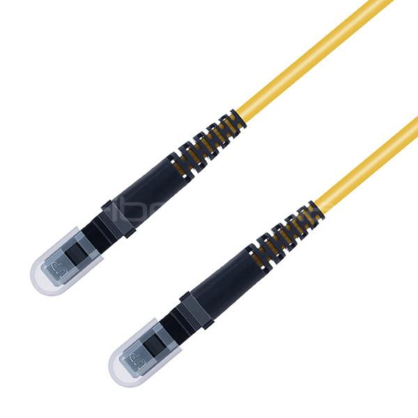 Quality MTRJ PC to MTRJ PC Fiber Optic Patch Cable Duplex Single Mode OS2 OFNR 3.0mm Yellow for sale