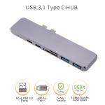 Type C Hub Dual USB-C HUBs /Card Reader Special for Apple Macbook Pro with