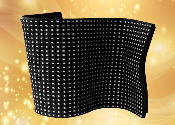 Quality P2.5 Customized Soft Flexible LED Display Indoor Full Color 16 Bit Gray Level for sale