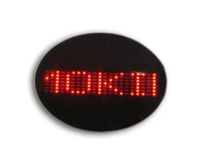 Buy cheap Oval LED scrolling name badge product