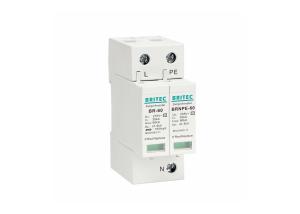China Mini Single Phase Low Voltage Lightning Power Surge Arrester AC275 SPD on sale