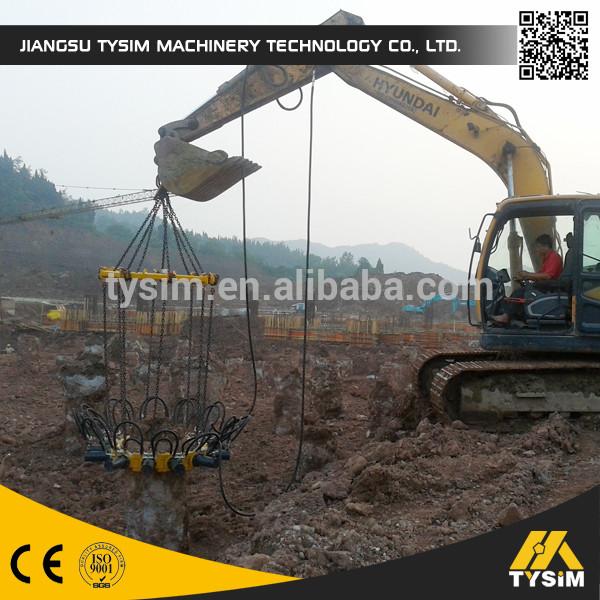 Quality Safer High Efficiency Concrete Pile Machine , Round Pile Cutter Low Noise KP315A Pile diameter  300~1050 mm for sale