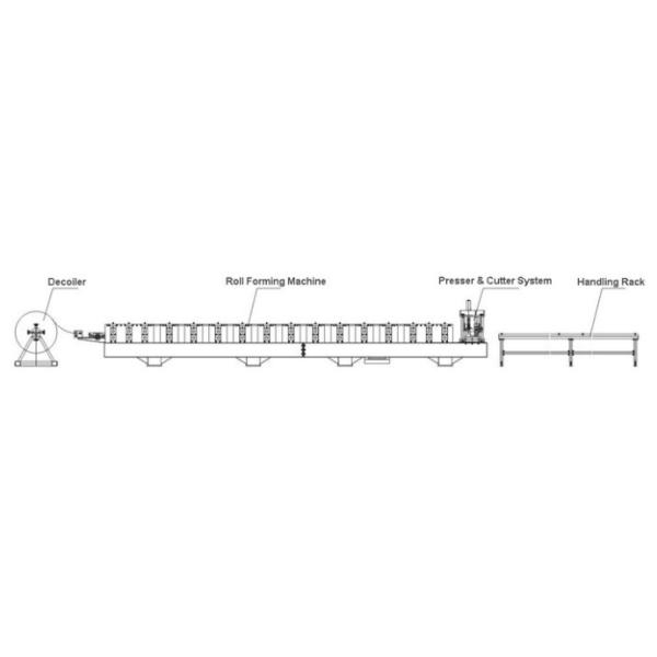 Automatic Roll Forming Roof Panel Roll Forming Machine , roof panel making machine