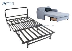 Metal Sofa Bed Mechanism , 1.2m Folding Bed Frame Sofa Bed