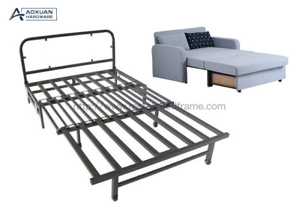 Quality Metal Sofa Bed Mechanism , 1.2m Folding Bed Frame Sofa Bed for sale