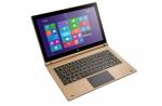 Customized Gold Color POGO PIN Keyboard , Portable PC Keyboard For Win 8 / Win