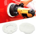 6Pcs White 7 To 8 Inch Orbital Buffer Polisher Pads Auto Buffing Pads