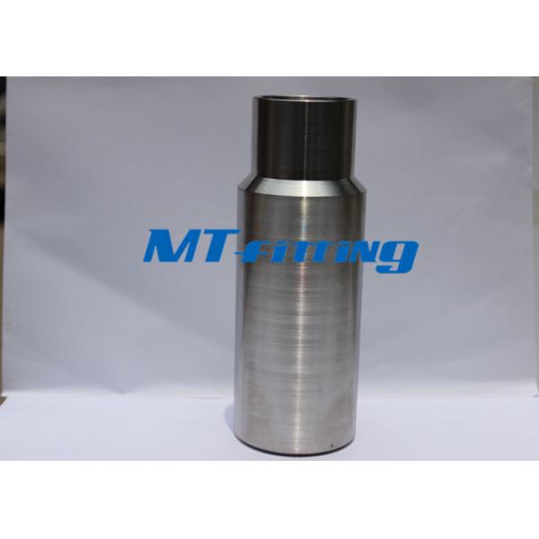 PED Forged High Pressure Pipe Fittings , F304 Stainless Steel Butt Welded Threaded Swage Nipple