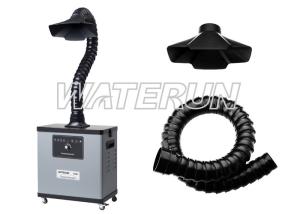 One Arm 80W Bench Top Fume Extractor Welding , low noise Air Purifying Machine