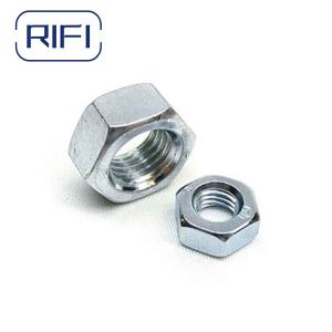 China DIN934 ANSI Metal Hardware Fasteners Galvanized Zinc Plated Hex Nut on sale