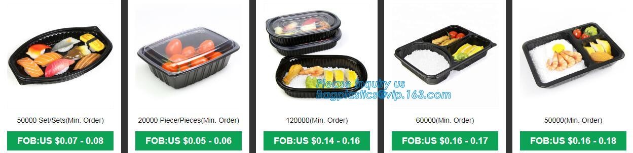 Blister large clear plastic fruit container with lid for fruit packaging,blister fruit box /container/ fruit Tray/ Clear