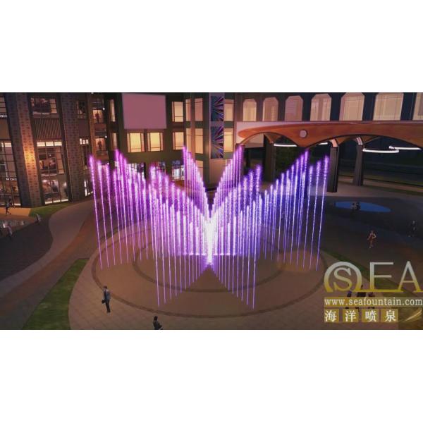 Custom Made Floor Fountains With Beautiful Video Stainless