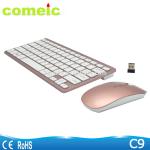 Mini 2.4g Wireless Keyboard And Mouse Set , Computer Keyboard Mouse