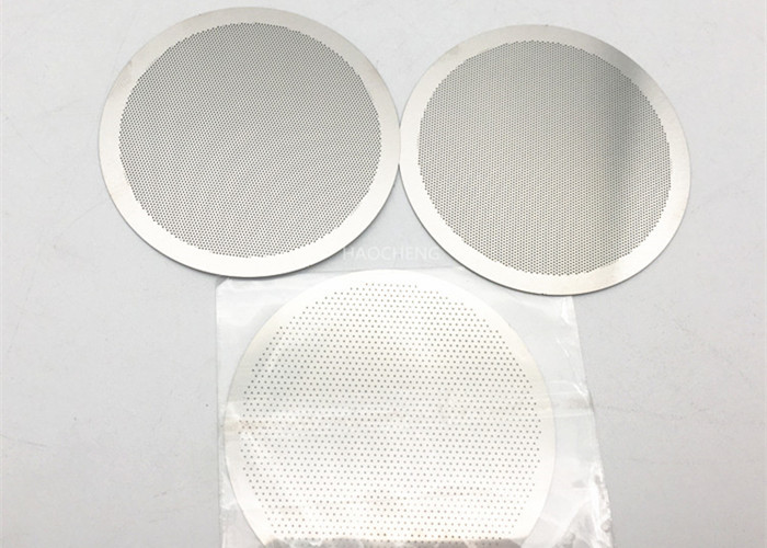 Etching Micro Holes Precision Aeropress Coffee Filters With Laser Printed Logo