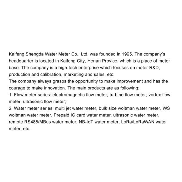 Factory Price Prepaid Smart Card Water Meter with Software