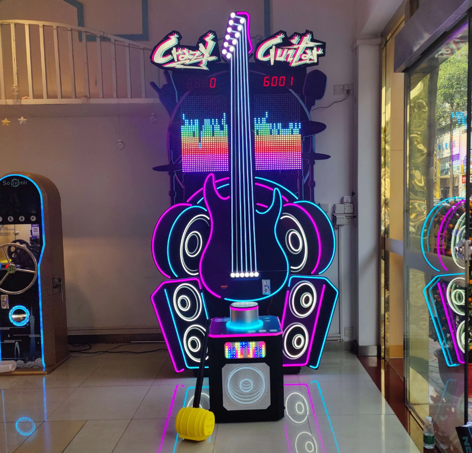Coin Operated Boxing Punch Game Machine Arcade Punch Machine Metal Frame
