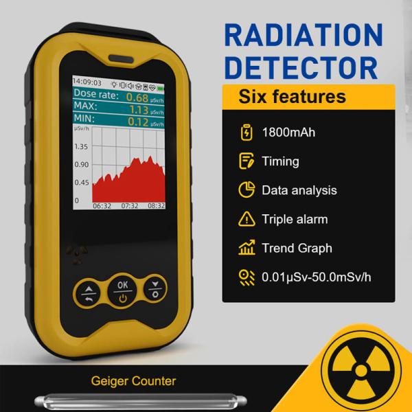 Zetron FS-5000 Nuclear Radiation Detector Radiation Dose Alarm Instrument