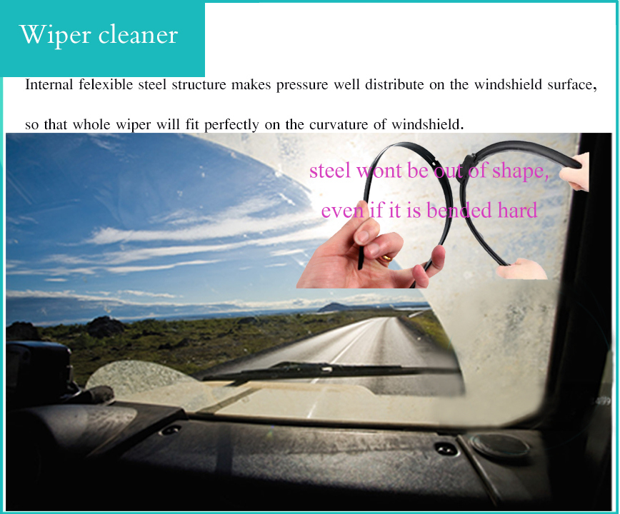 High Quality Hybrid Windscreen Wiper Blade - Du-035r - Twin Pack
