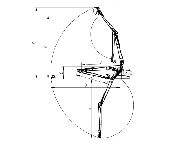 Excavator Long Arm 18 Meters Practical Excavator Dipper Arm Extension for Komatsu HITACHI HYUNDAI SANY 0