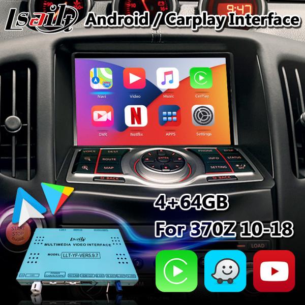 Quality Lsailt Android Carplay Interface for Nissan 370Z With Wireless Android Auto Youtube Waze for sale