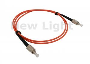 1m 3ft FC UPC - FC UPC Optical Fiber Patch Cord Duplex 2.0mm PVC For Gigabit Ethernet