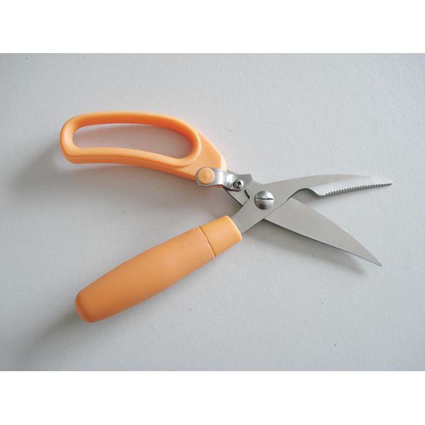 10" Kitchen Poutry Scissors With Soft Handle For Cutting Chicken Bone