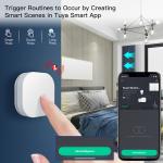 Tuya Zigbee 3v Smart Button Switch Wireless Remote One Key Control Multi Scene