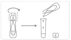 Colloidal Gold Saliva Rtk Antigen Test Kit COVID 19 Rapid 16x6x1.5cm For Home Use
