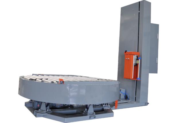 Quality 18-25 Pallets/H Automatic Turntable Stretch Wrapper Low Electricity Consumption for sale