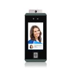 Touch Screen TCP/IP Face Biometric Attendance System Support Temperature