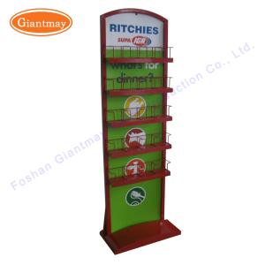 China Multi Purpose five tier metal shelf Wire Seed Display Stand on sale