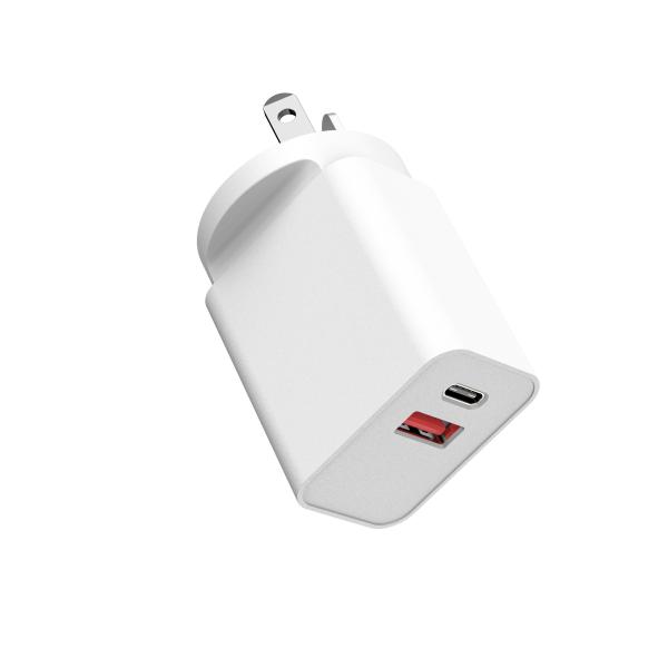 Quality 30W Dual Port PD Fast Charger Type C Wall Plug Adapter for Samsung Galaxy for sale