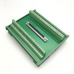SCSI 100 Pin Connector DIN Rail Mounting Type Terminal Blocks Module