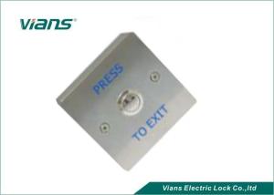 China Metal Push To Exit Button , Door Release Exit Push Button For Automatic Door on sale