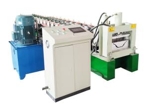 China Length Adjustable Gutter Roll Forming Machine Forming Steps 18 For 400mm Width Roofing on sale