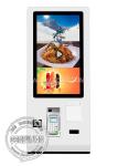 Hotel 24 Inch Vertical Desktop Printer QR Code Scanner Card Dispenser Self