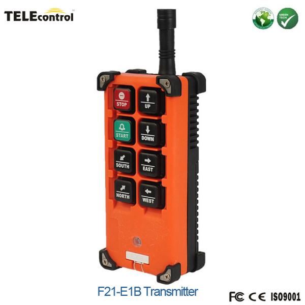 Quality Telecontrol  8 push buttons industrial remote control F21-E1B transmitter for sale