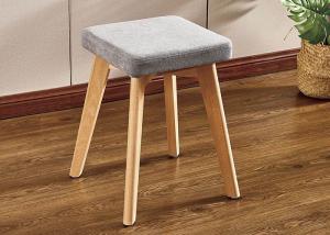 Carefully Crafted Small Makeup Vanity Chair With Beech Leg