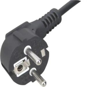 China PVC / RUBBER K04 2 pin eu plug electric Supply KC dryer ac approved extension cord wire electric high power cords plug on sale