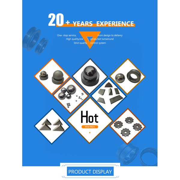 Anti Corrosion Tungsten Carbide Parts , Cemented Tungsten Carbide Bushing