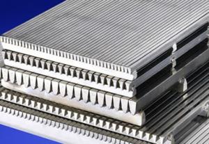 Stainless Steel 316 Wedge Wire Screen Filter V Shaped Profile High Open Area